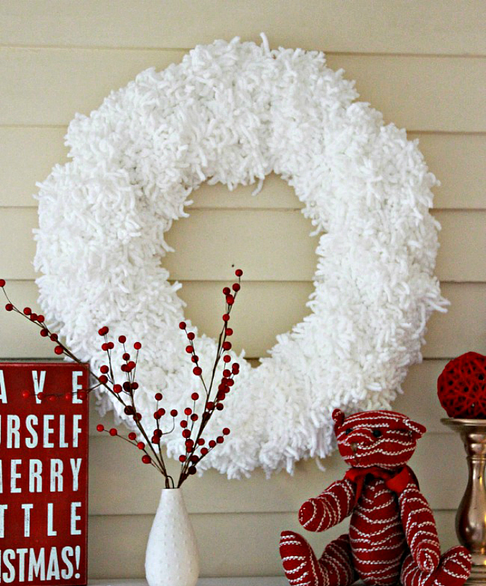 Wool wreath