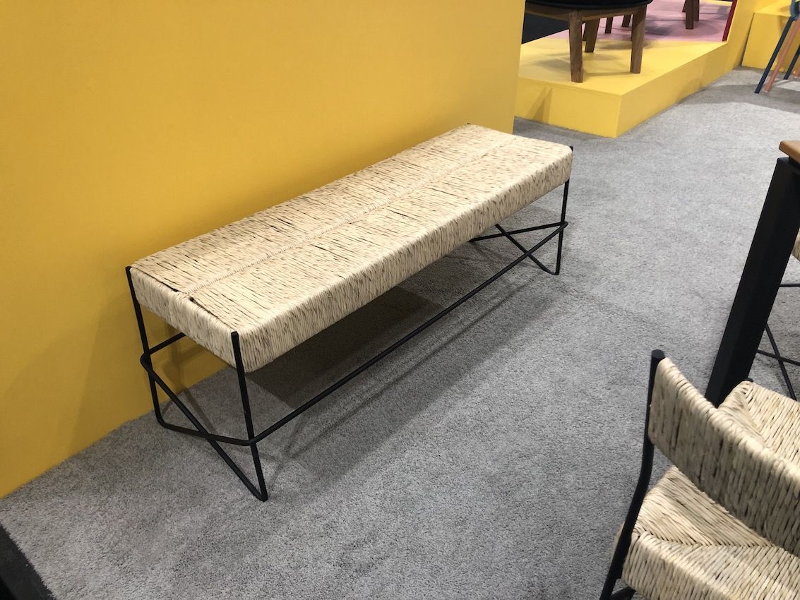 woven Rosarito bench from Mexa Design