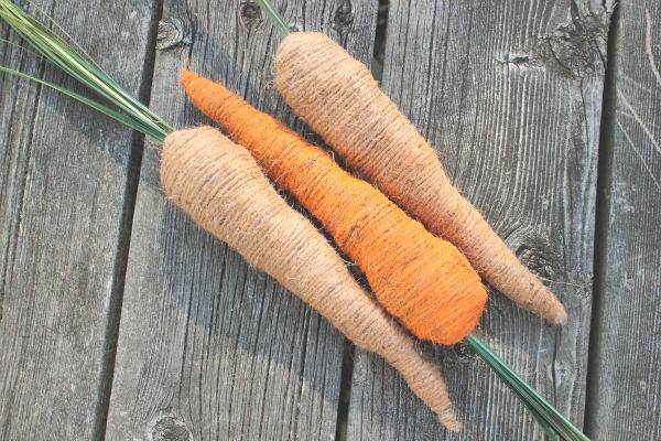 Wrapoed carrots