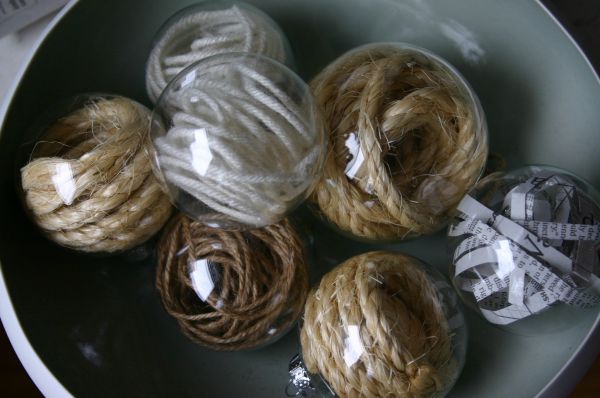 Yarn rope ball