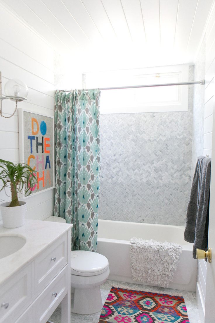 youthful guest bathroom