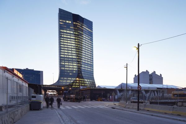 Zaha hadid architects first built tower cma cgm headquarter