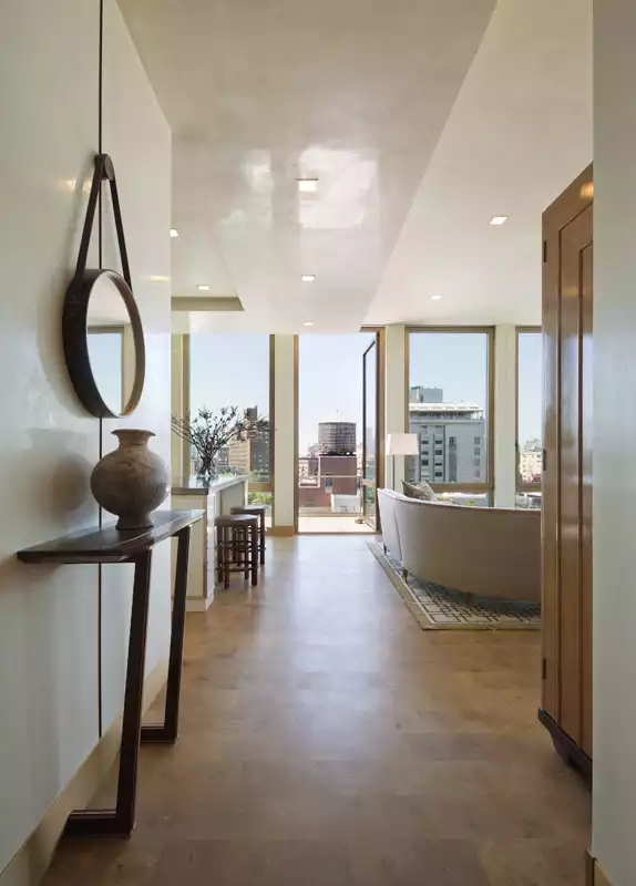 A Modern Penthouse Foyer