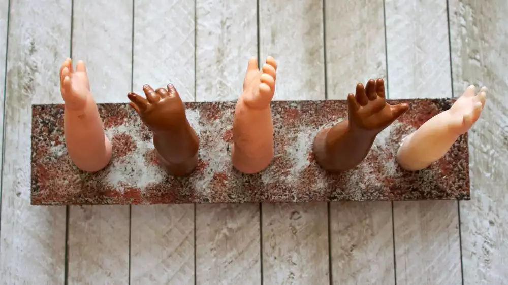 A creepy key holder