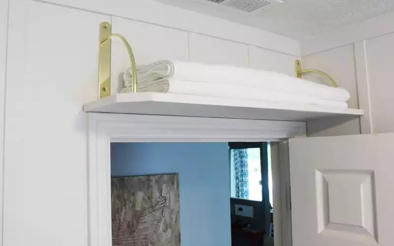 Above-the-Door Bathroom Storage Shelf