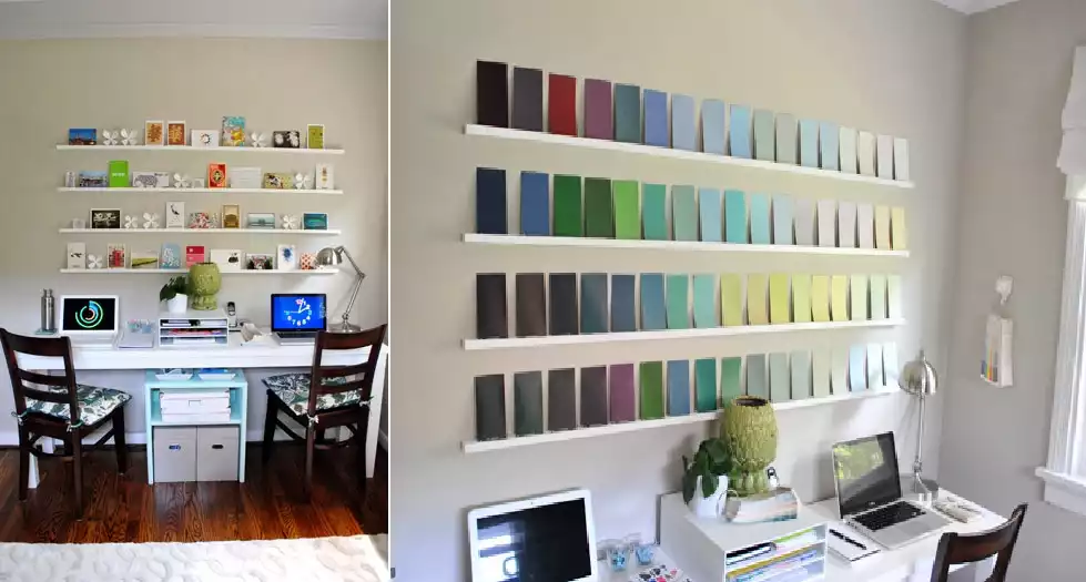 Add a bit of color with paint swatches