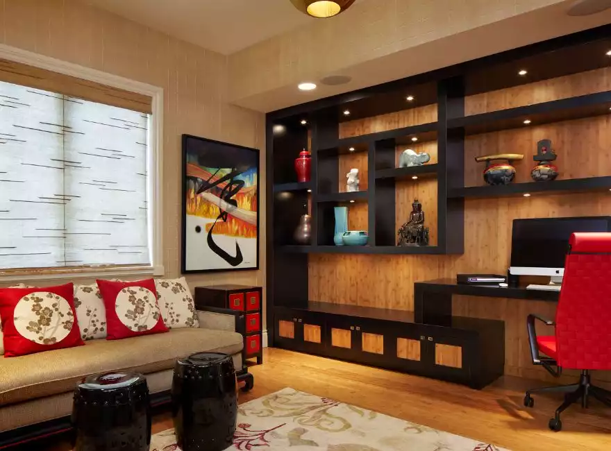 Asian home office