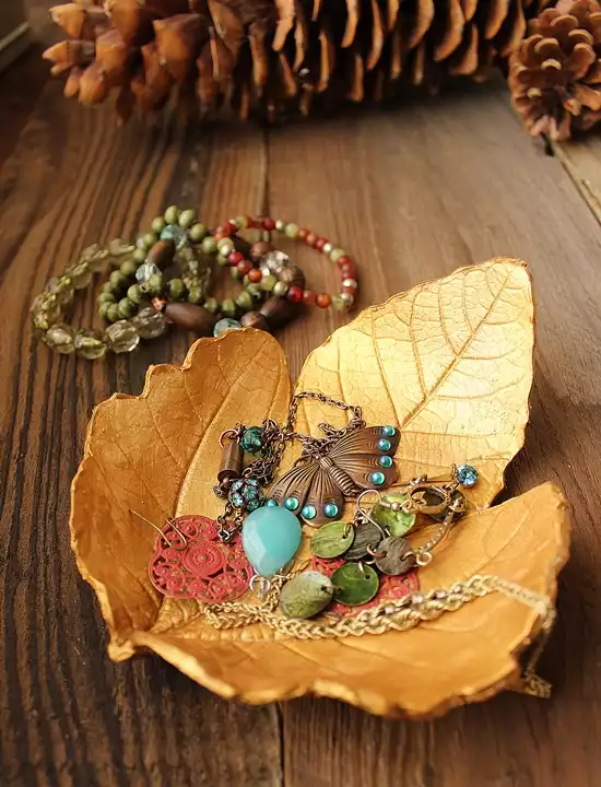 Autumn Leaf Jewelry Dish