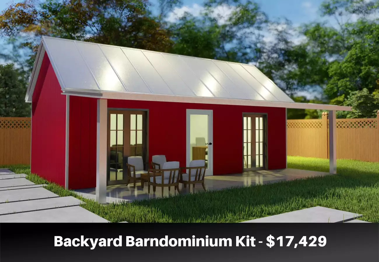 Backyard Barndominium Kit - $17,429