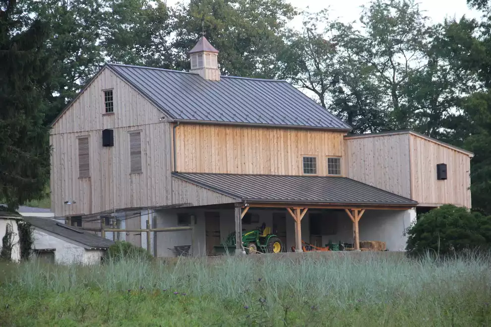 Barn with Lean-to Roof 