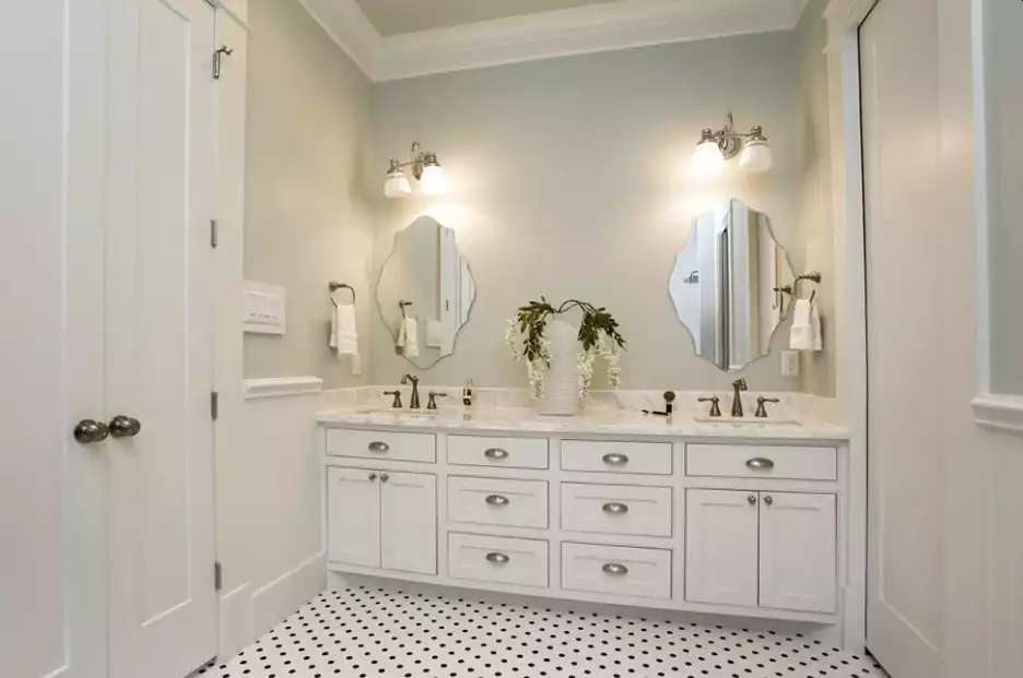 Bathroom Green Gray