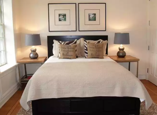 Bedroom furniture with black color