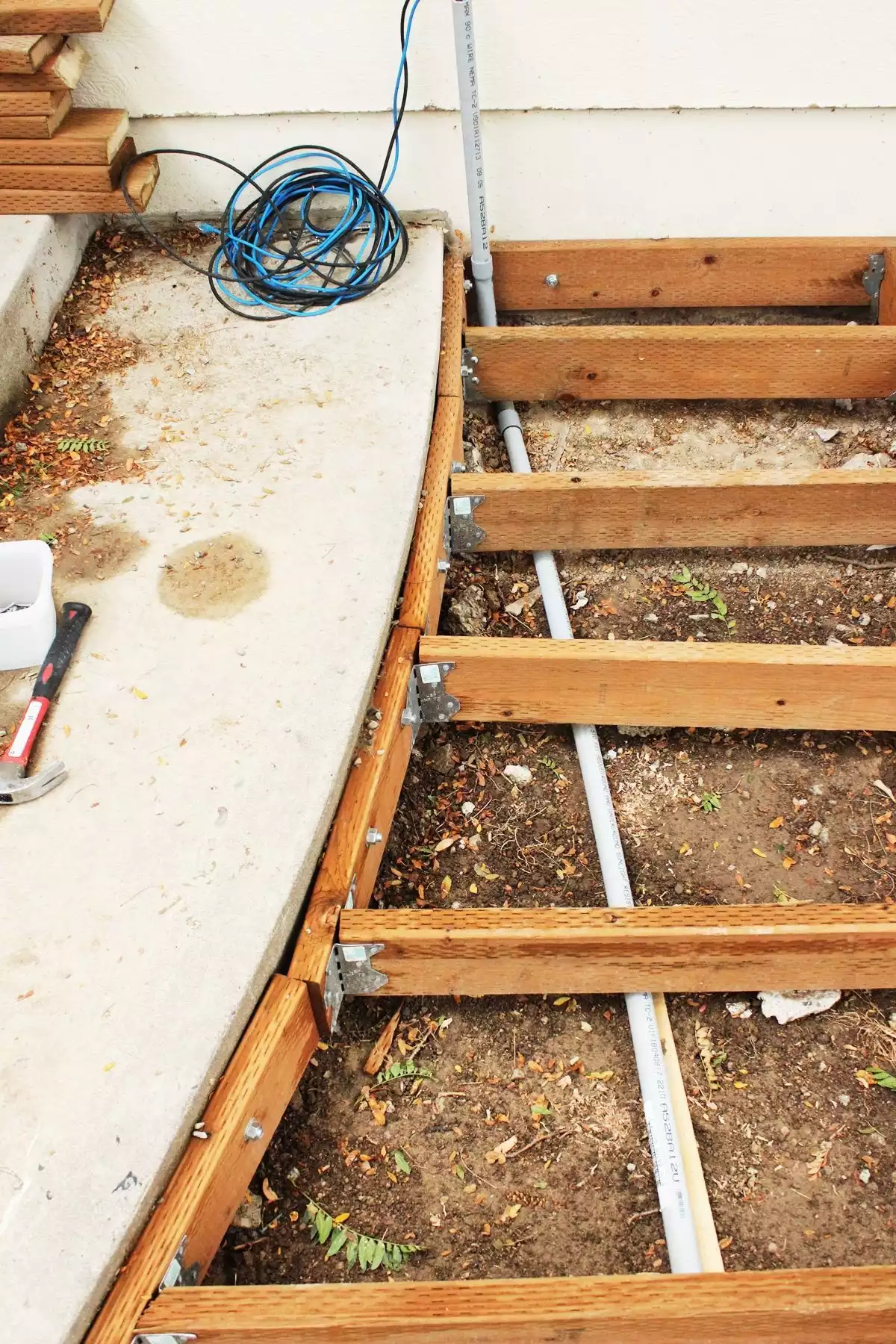 How to Install a Curved Deck Floor 2