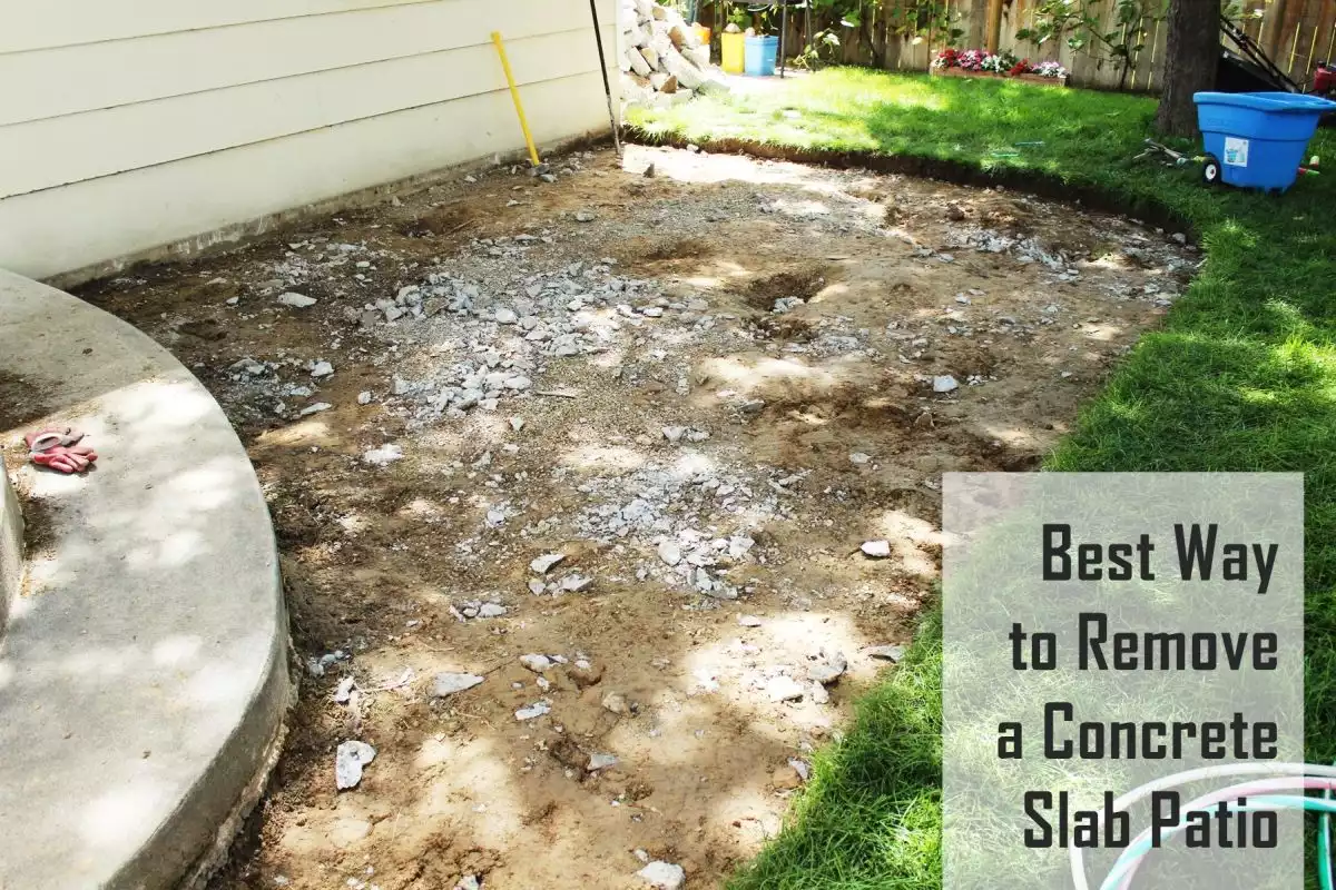 Best Way to Remove Concrete Slabs on a Patio