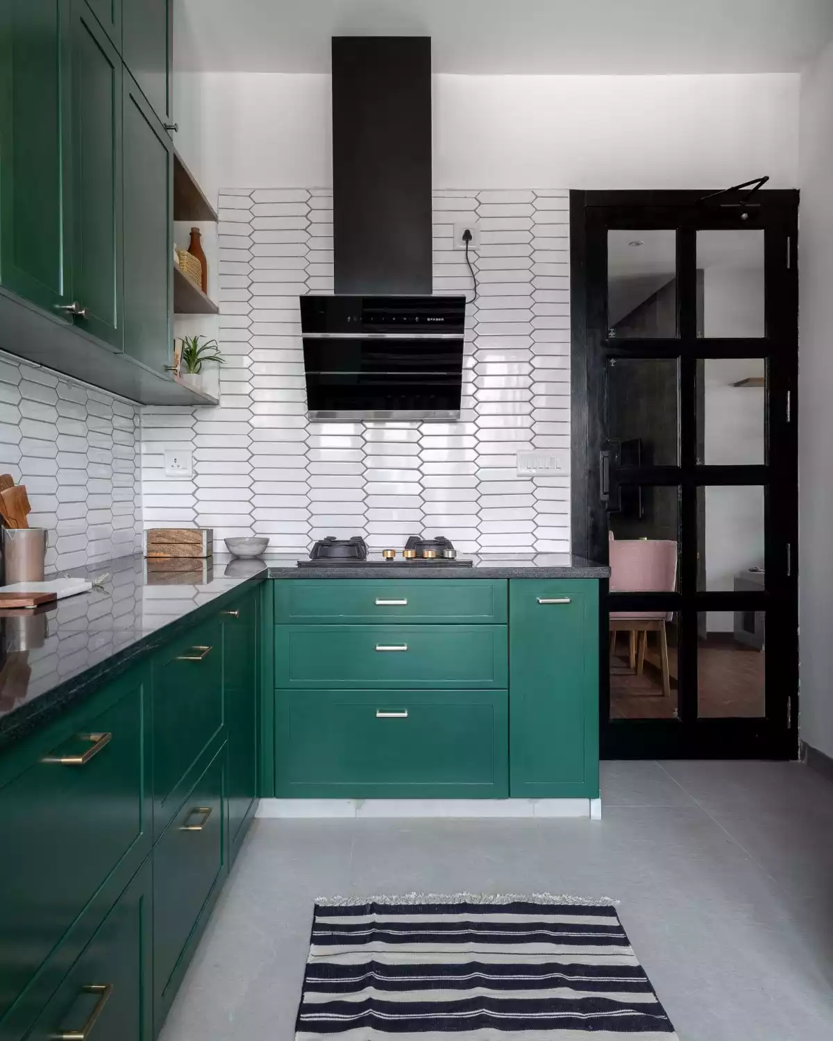 Black Interior French Doors