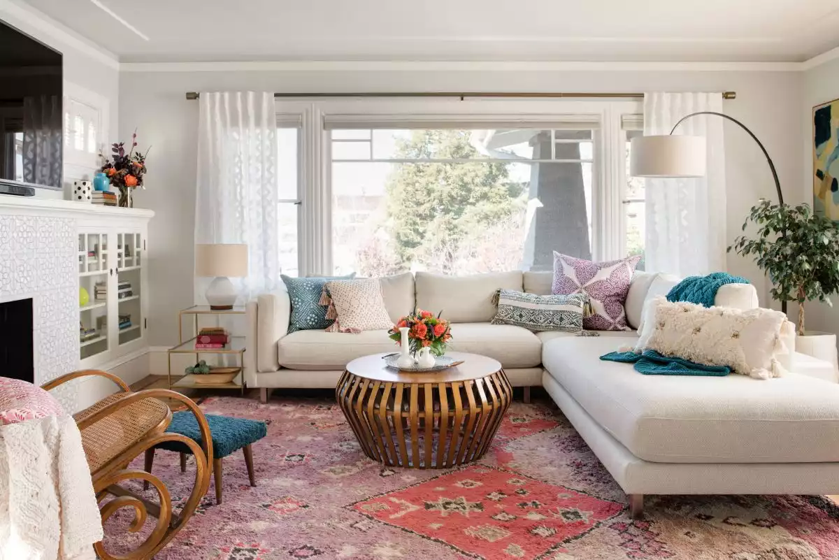 Boho sheer curtains