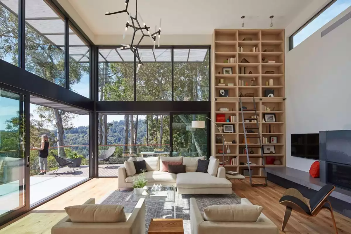Bookcases for tall walls 1