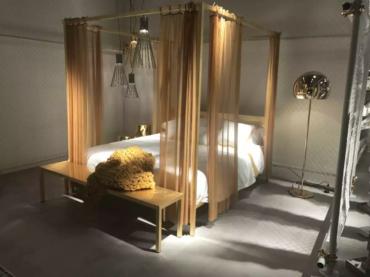 Canopy modern bed