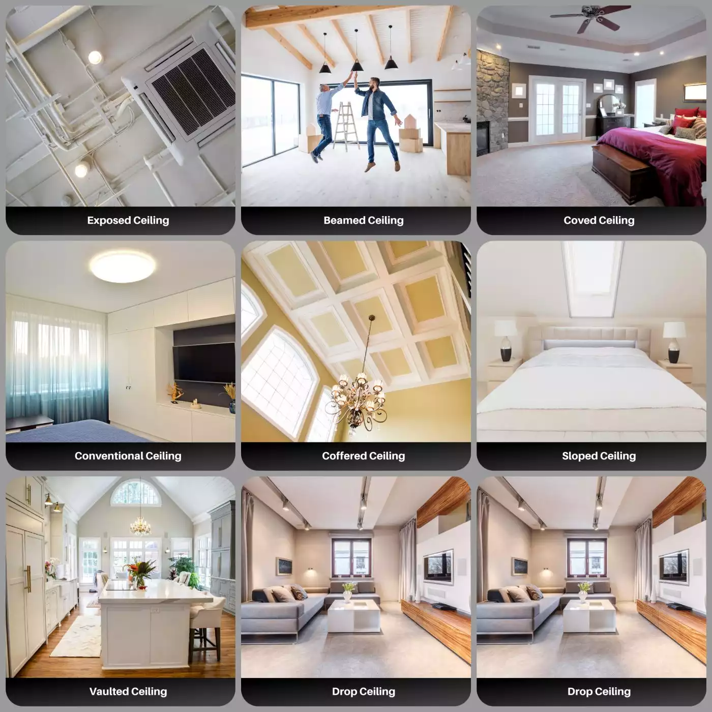 Choosing Types of Ceilings is an Important Design Decision