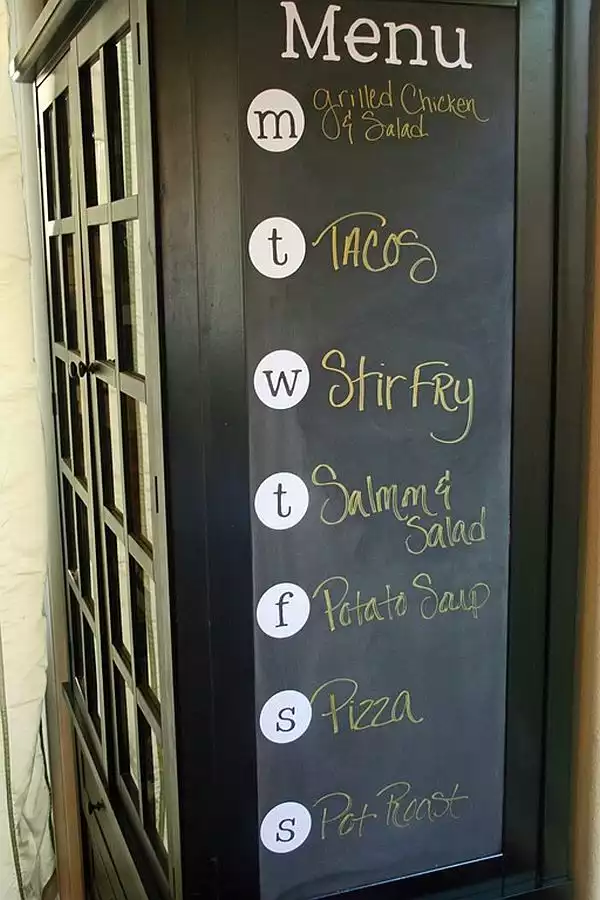 How To Make A Chalkboard Menu For Parties Or Everyday Use