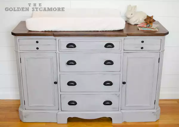 Changing table from an old dresser