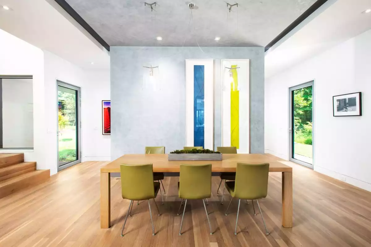 Chartreuse dining chairs