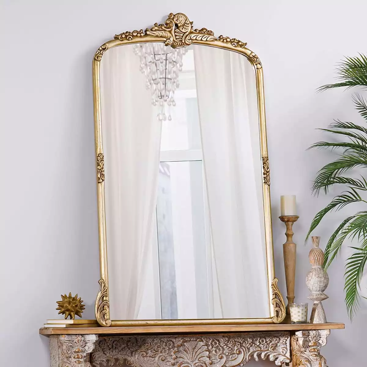 Christopher Knight Home Antique Gold Mirror