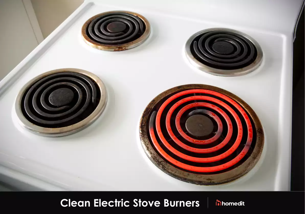 How to Clean Electric Stove Burners