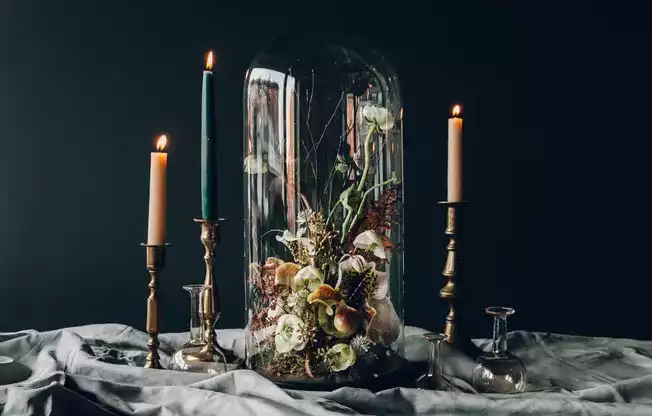 Cloche Centerpiece Display