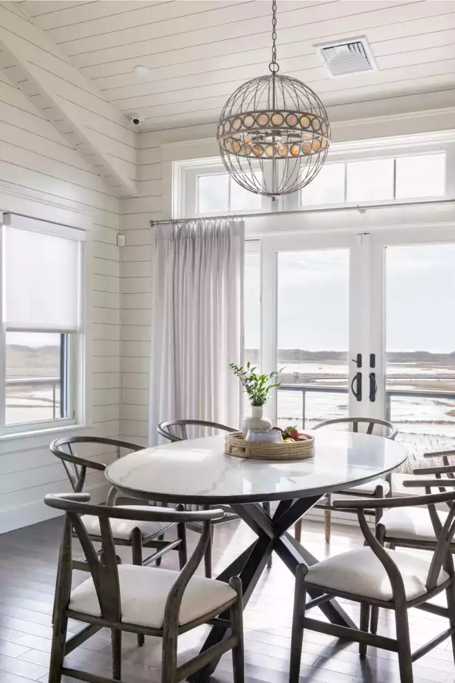 Coastal Beach Style Dining Room