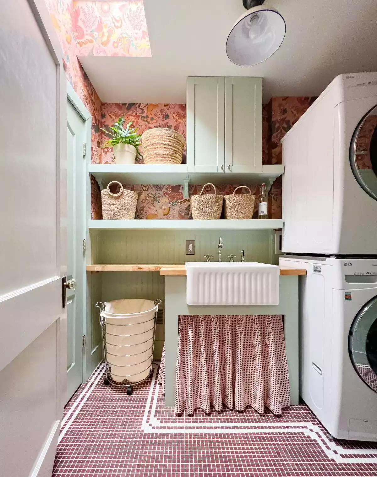 Colorful Laundry Room