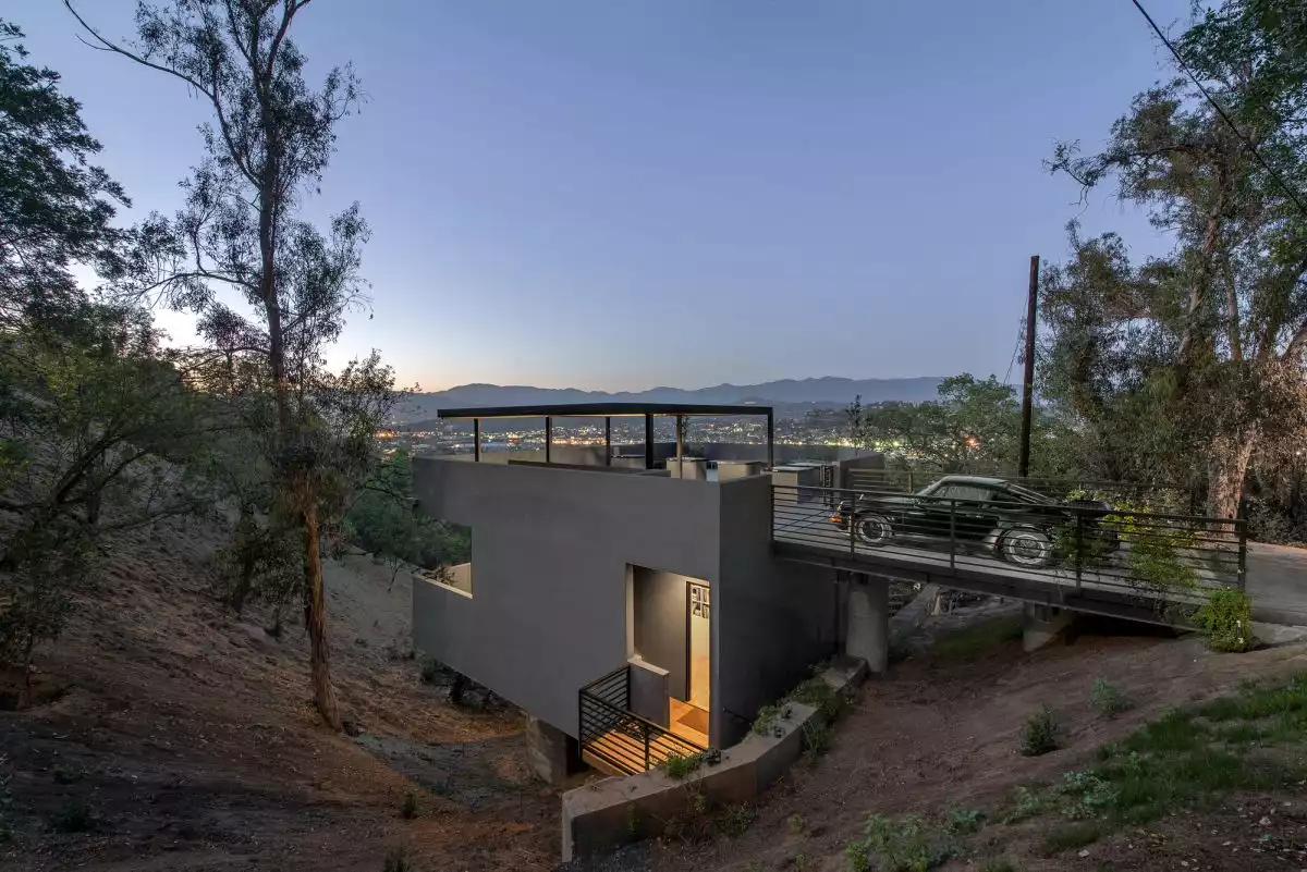 Concrete Car Park House Angle