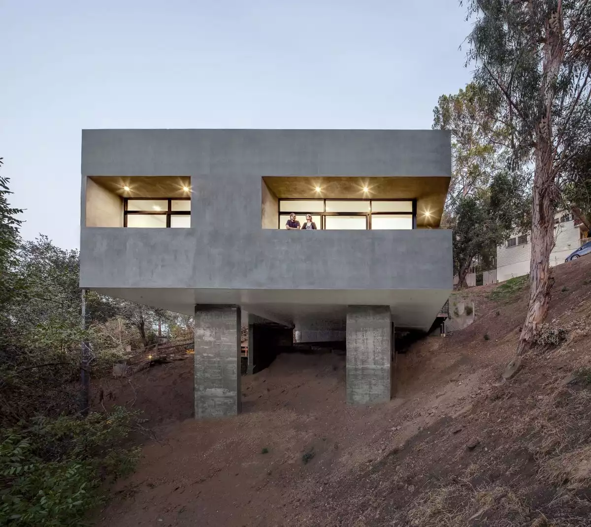 Concrete Car Park House