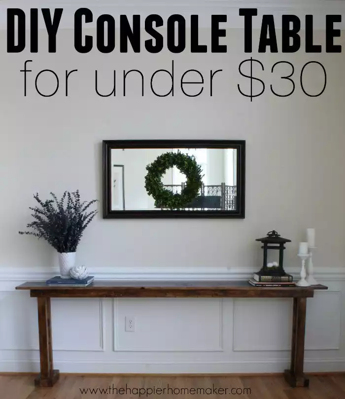 Console table project