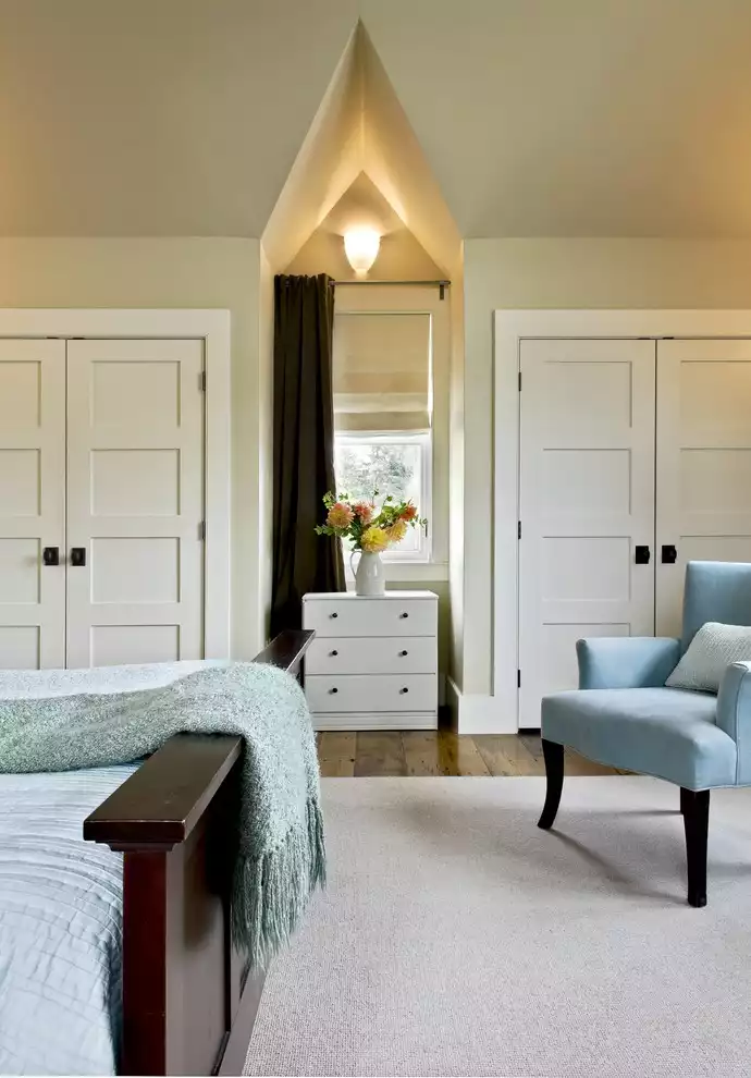Craftsman French Doors for Closet Spaces