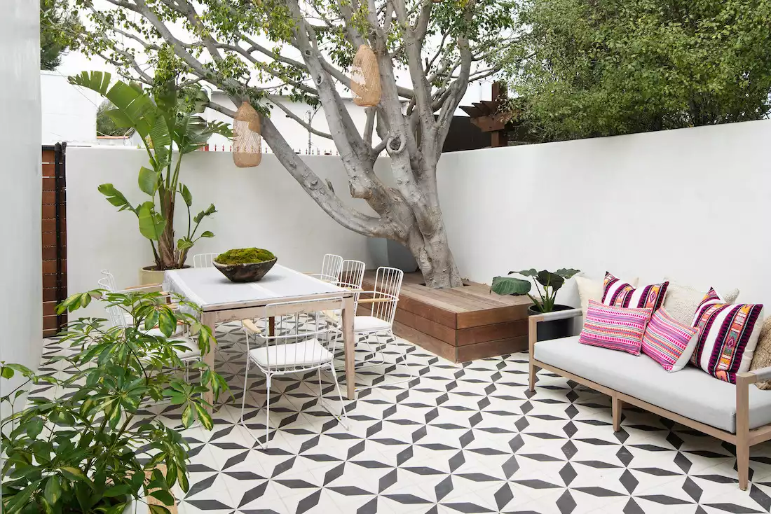 Patterned Porcelain Outdoor Tiles