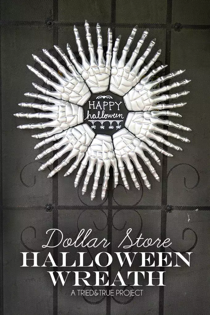 Creepy Halloween wreath