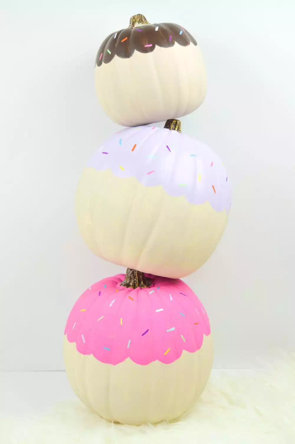 Painting Cupcake Pumpkins