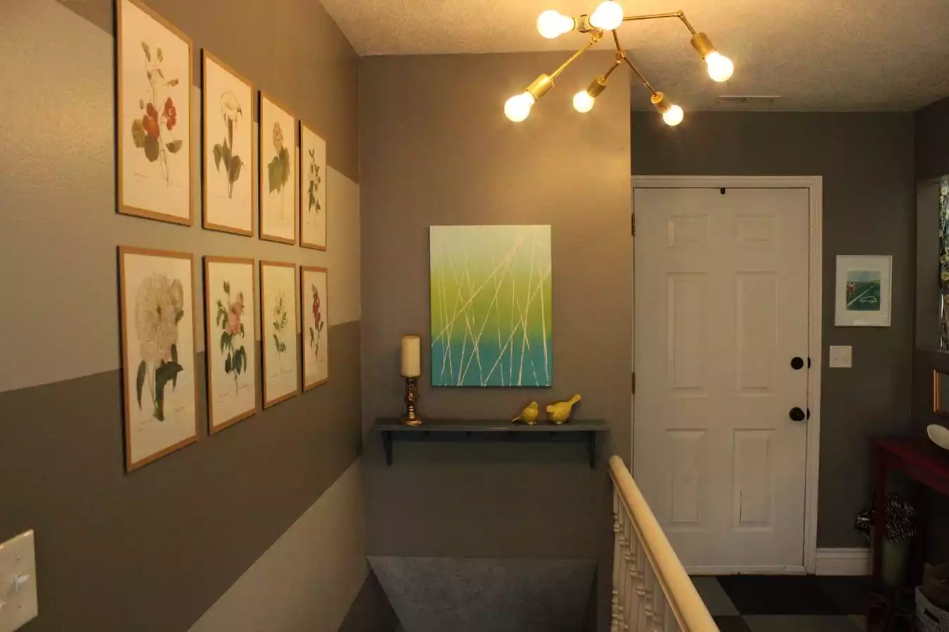 DIY Abstract Art contemporary touch