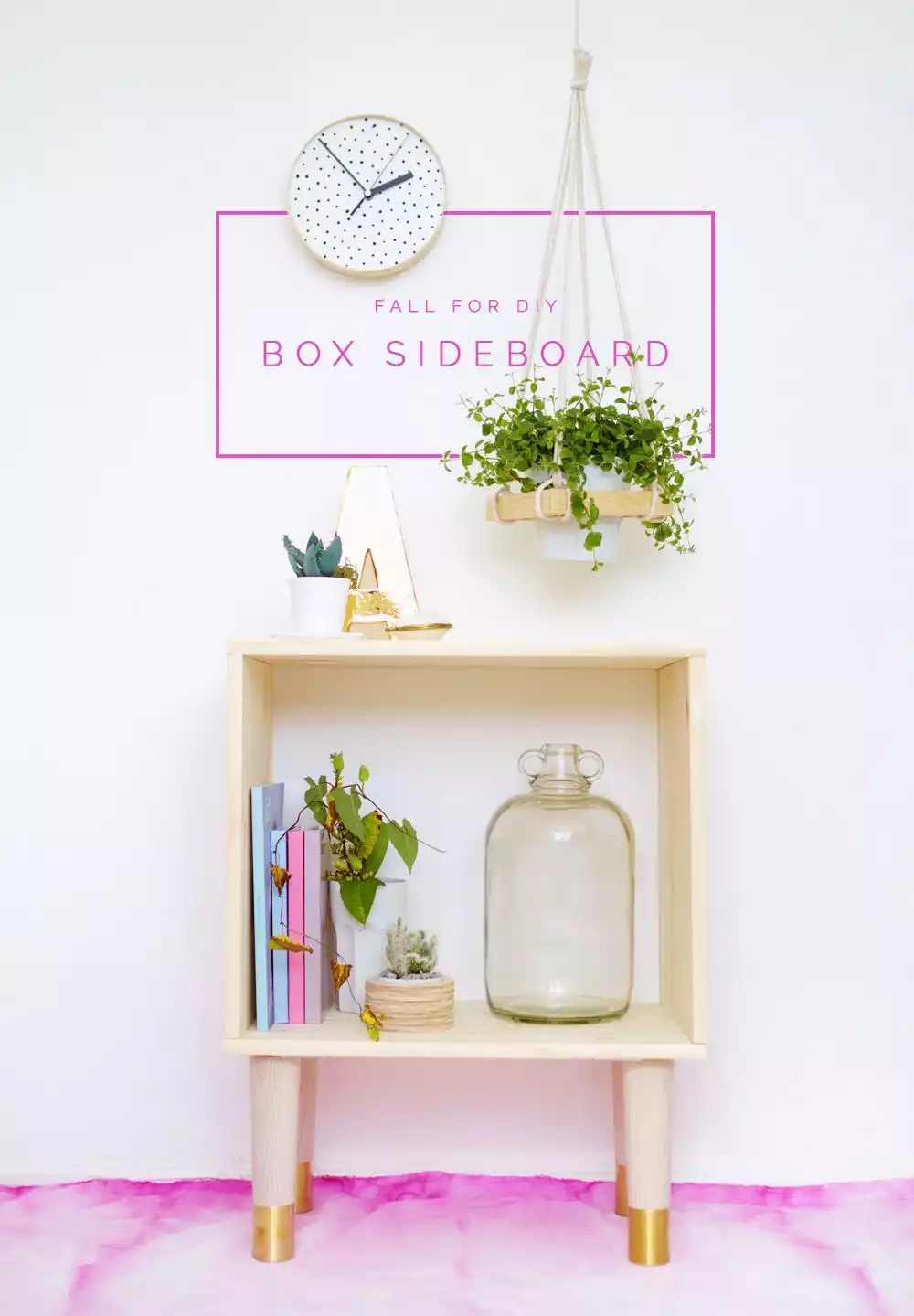 DIY Box Sideboard