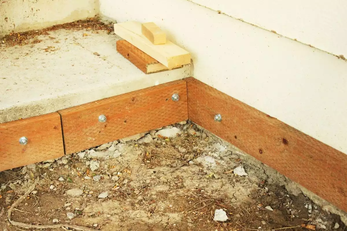 How to Build a Redwood Deck step 2