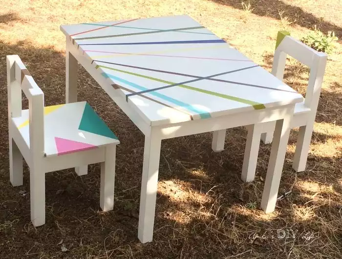 DIY Kids Table and Chairs Set