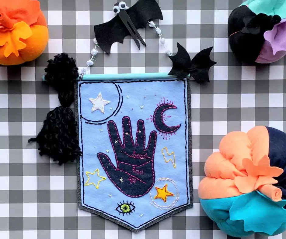 DIY Palmistry Wall Hanging