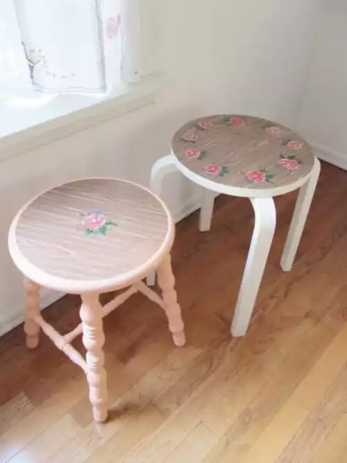 Stylish Ways To Revive An Old Stool Using A Small Budget