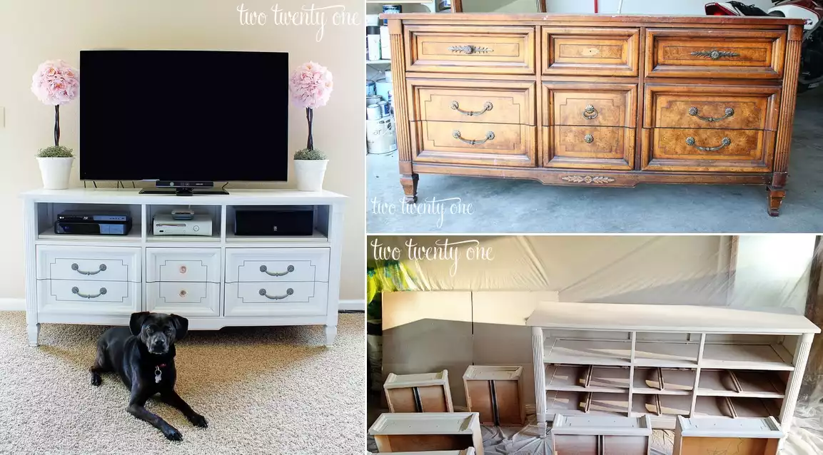 DIY TV Stand Makeover