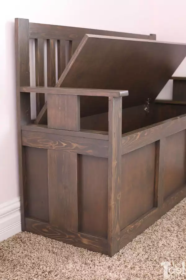 DIY Toy Box with a Bench