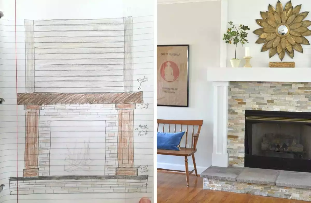DIY fireplace Plan