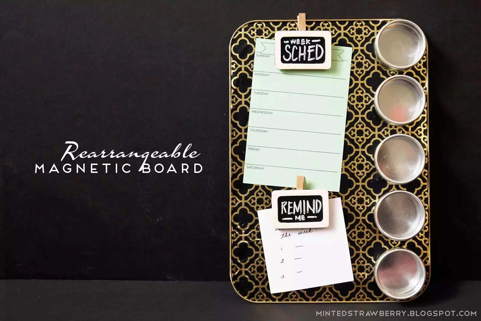 DIY magnetic boards