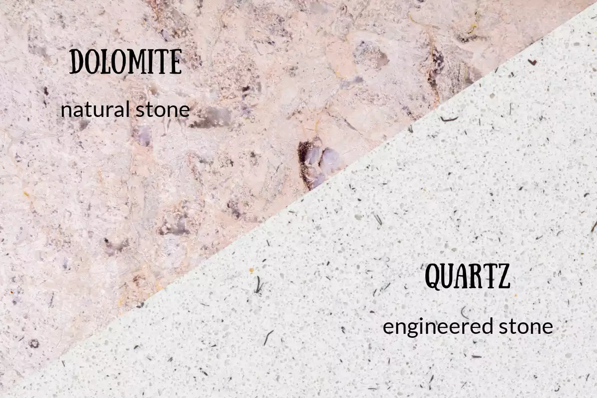 Dolomite vs. Quartz