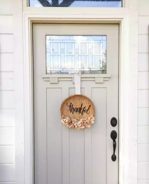 DIY Basket Wreath